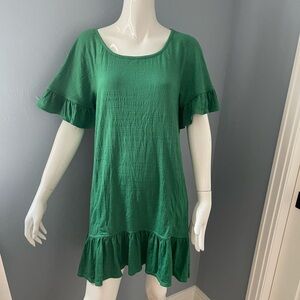 New Max Studio Kelly green tunic dress NEW